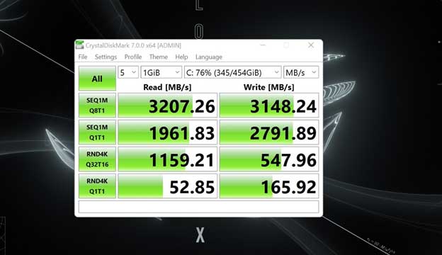 Asus-ROG-Flow-X13 benchmark in-game