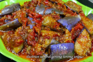 sambal goreng terong ungu