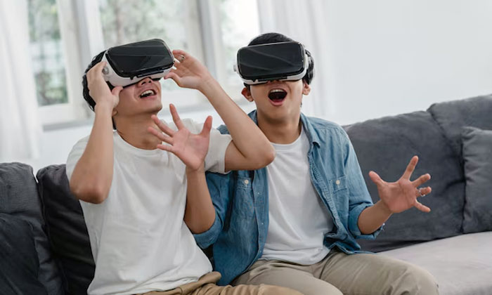 hiburan virtual reality